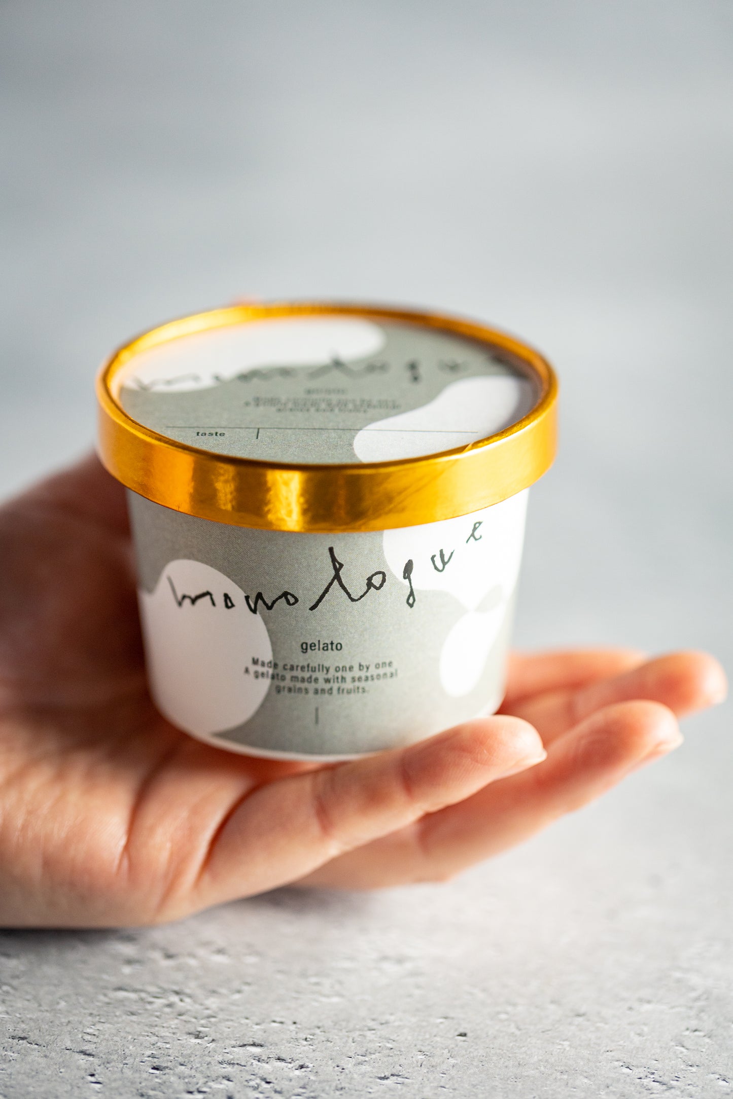 有機豆乳とオーガニックココナッツミルクのジェラート